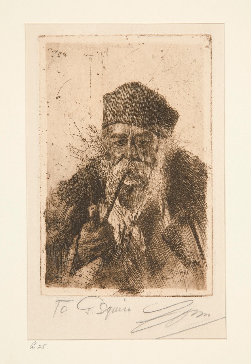 Bøddel fra Siebenburger (ungarsk sigøyner) av Anders Leonard Zorn