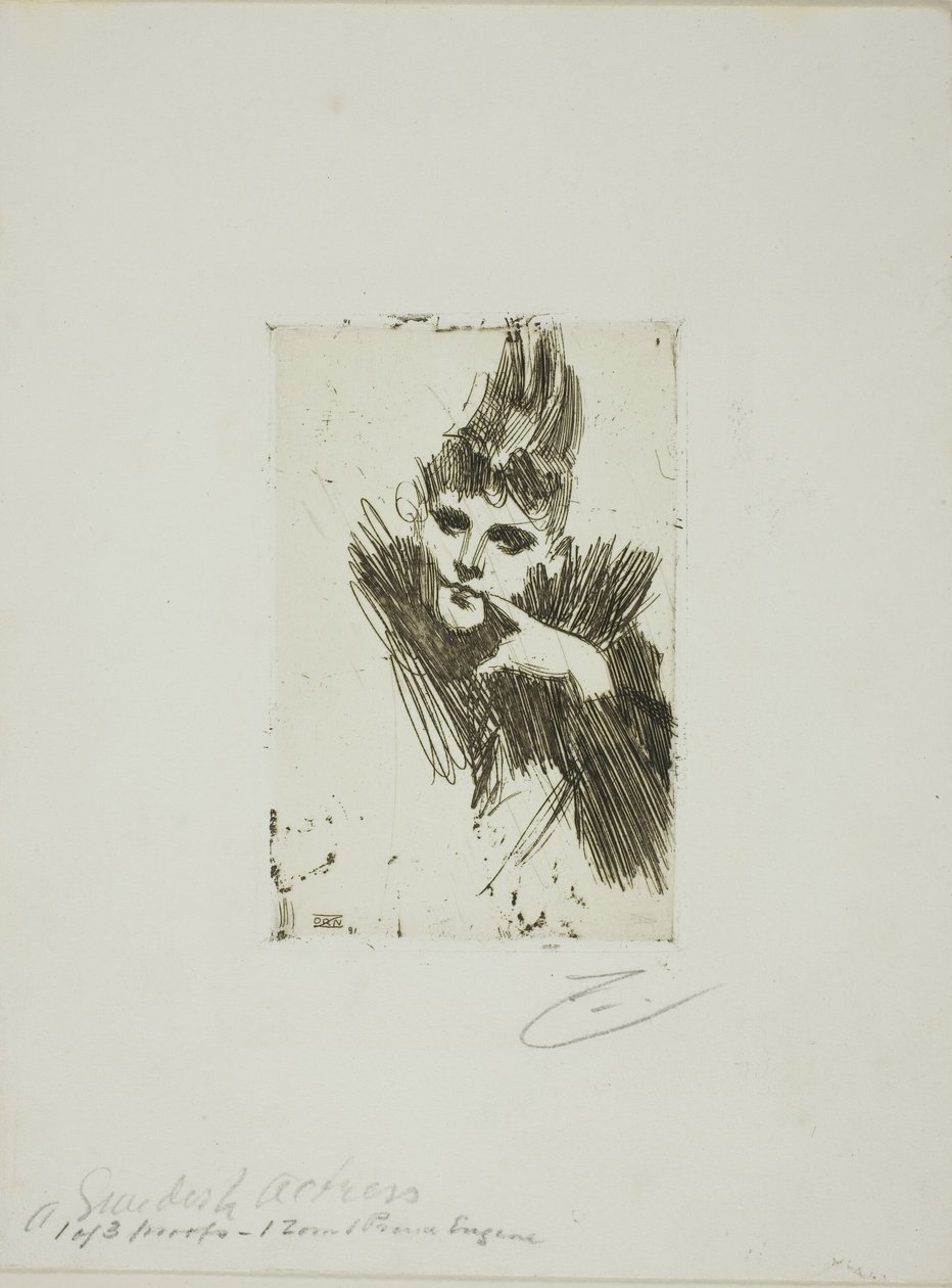 Gerda Grönberg I av Anders Leonard Zorn