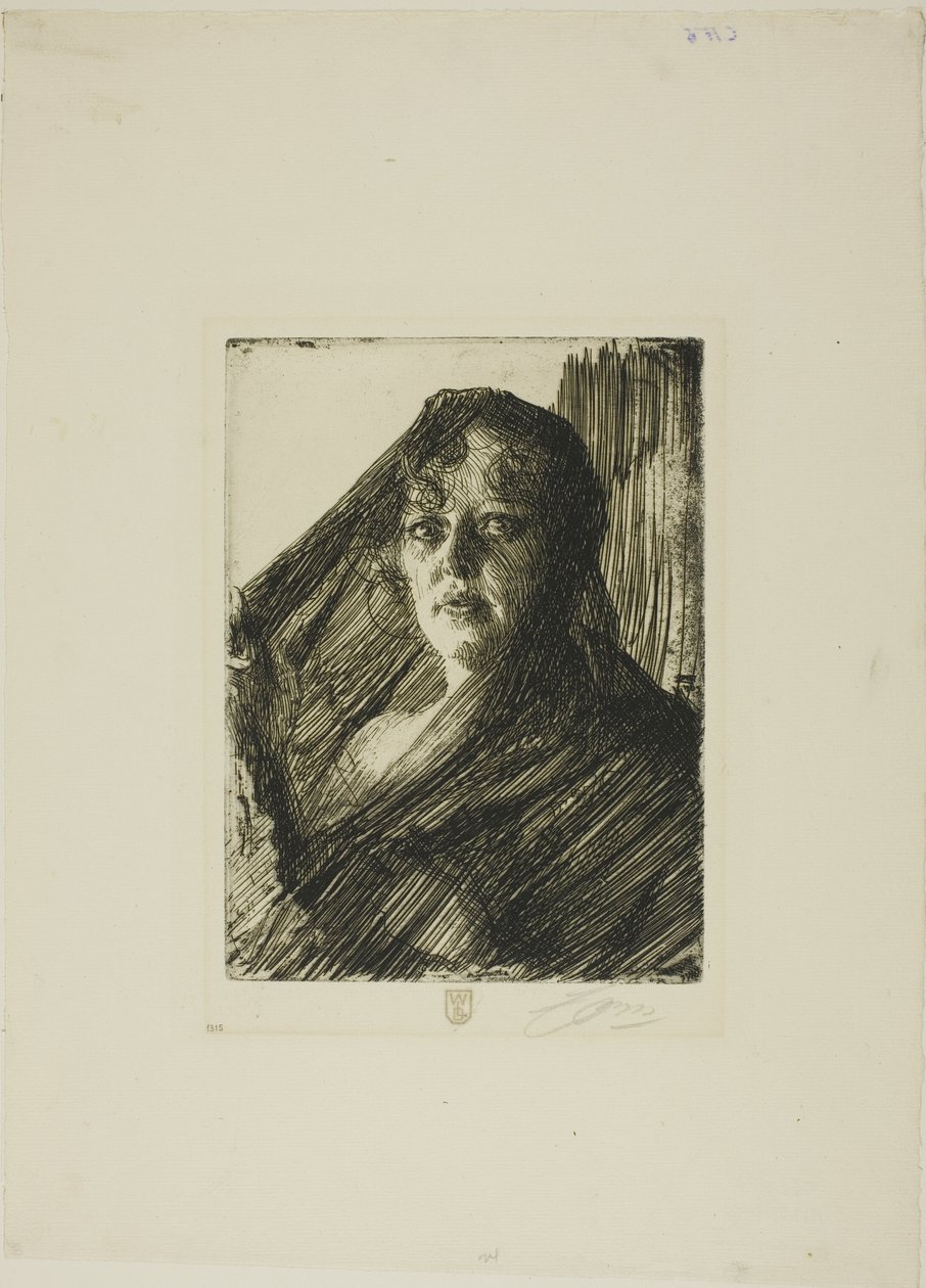 Gerda Lundequist av Anders Leonard Zorn