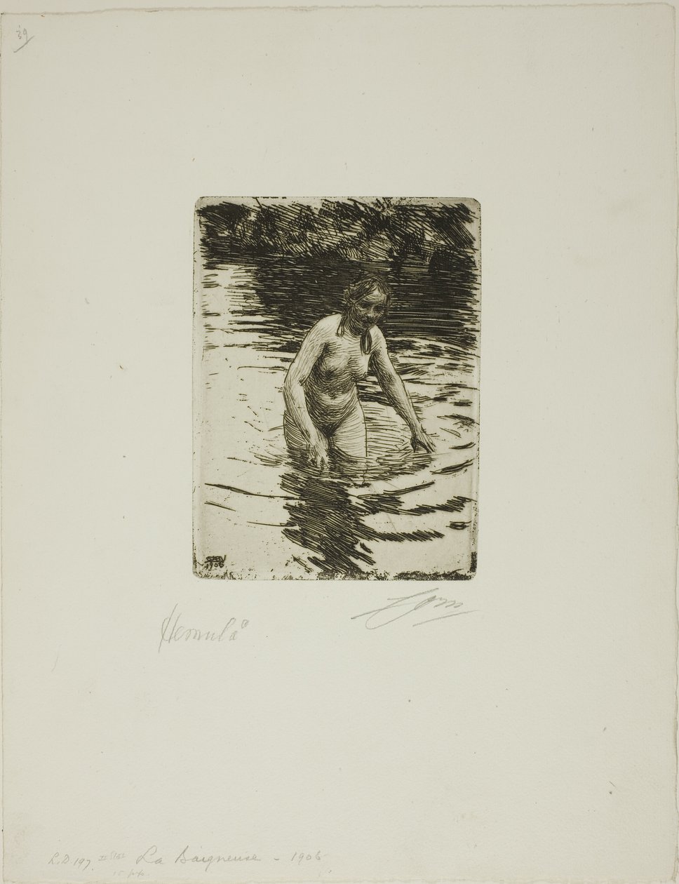 Hemula II av Anders Leonard Zorn