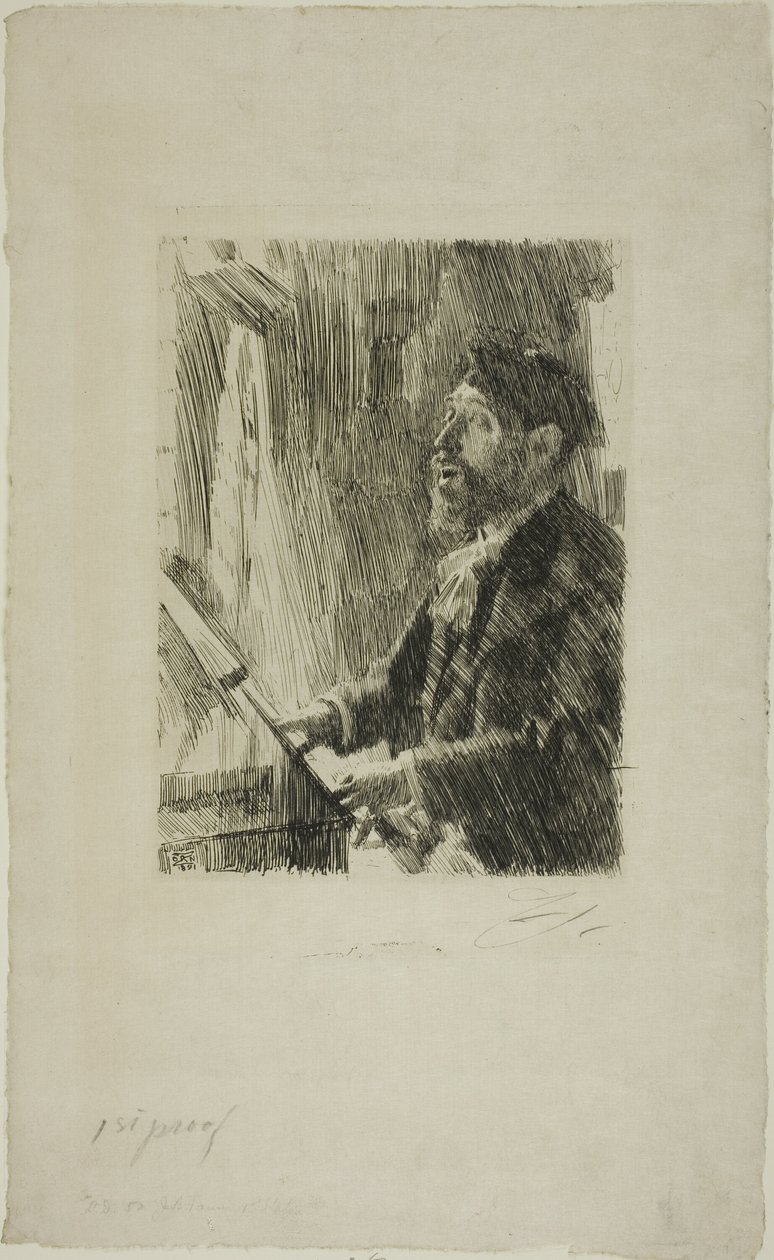J.B. Faure av Anders Leonard Zorn