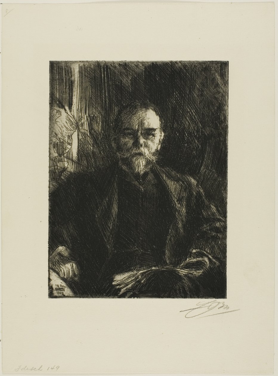 John Hay av Anders Leonard Zorn
