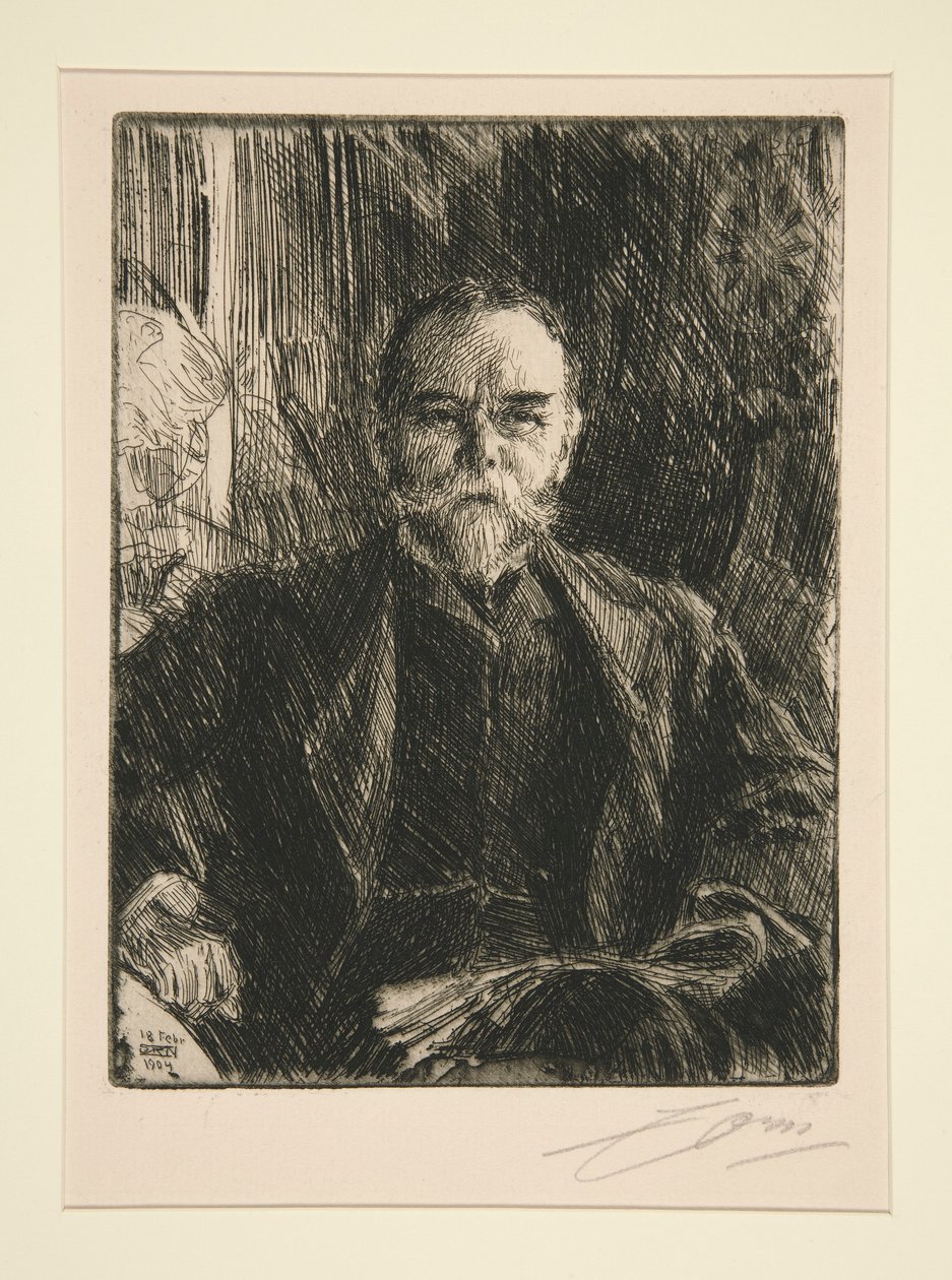 John Hay av Anders Leonard Zorn