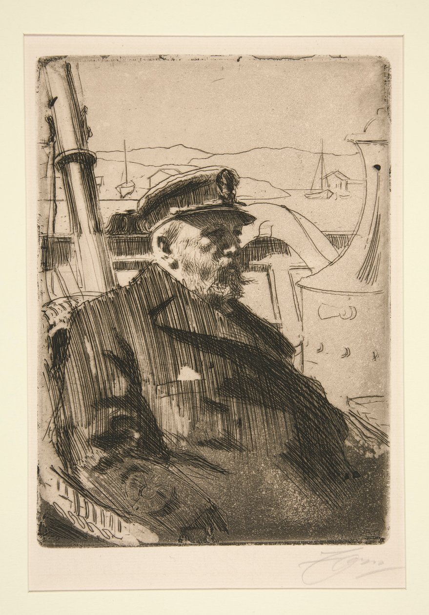 Kong Oscar II av Anders Leonard Zorn