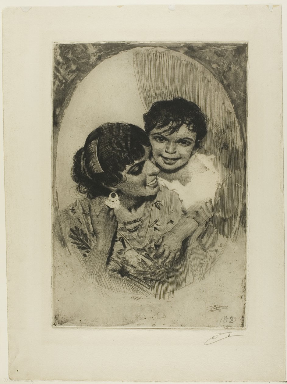 Mors glede III av Anders Leonard Zorn
