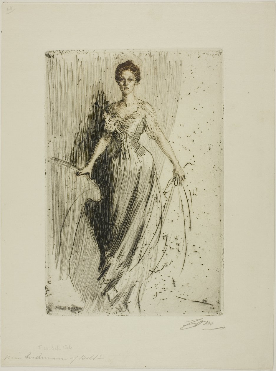 Frøken Lurman av Anders Leonard Zorn
