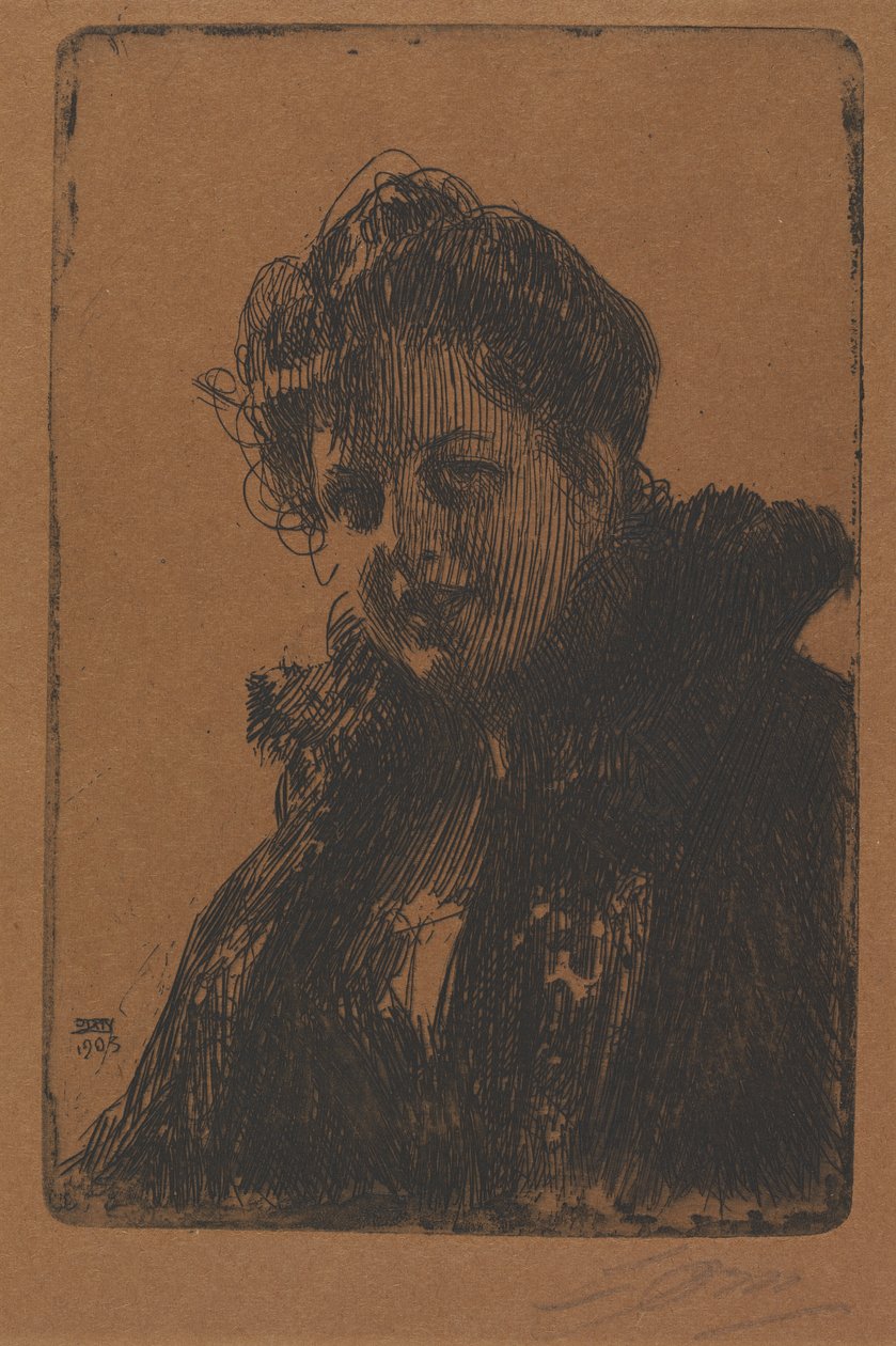 Mme. Granberg av Anders Leonard Zorn