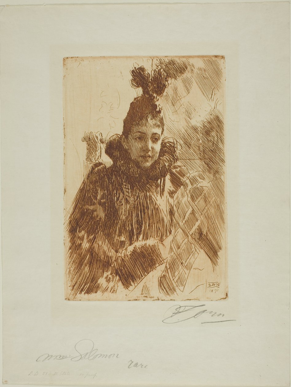Fru Salomo av Anders Leonard Zorn
