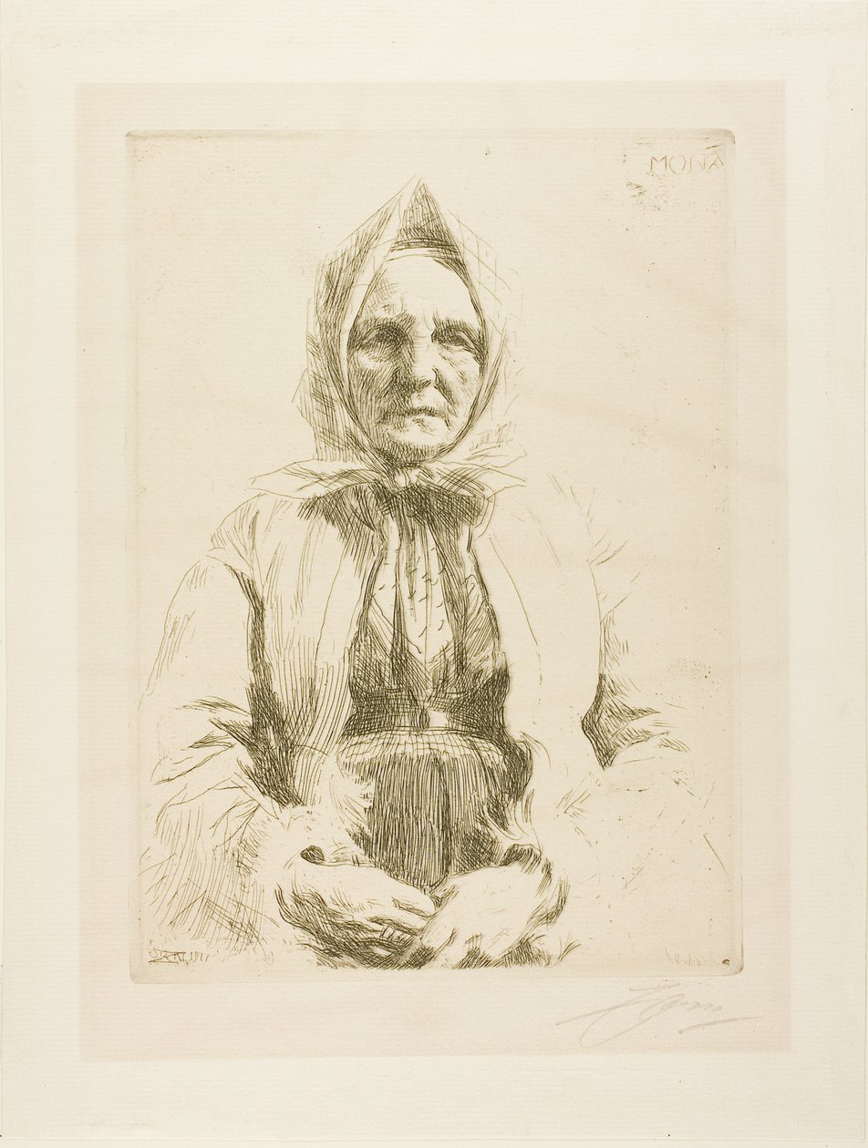 Mona av Anders Leonard Zorn