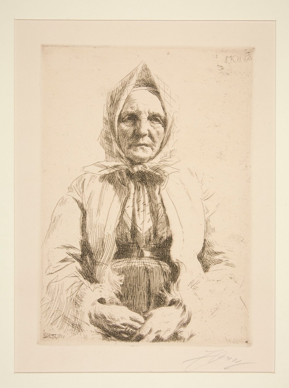 Mona av Anders Leonard Zorn