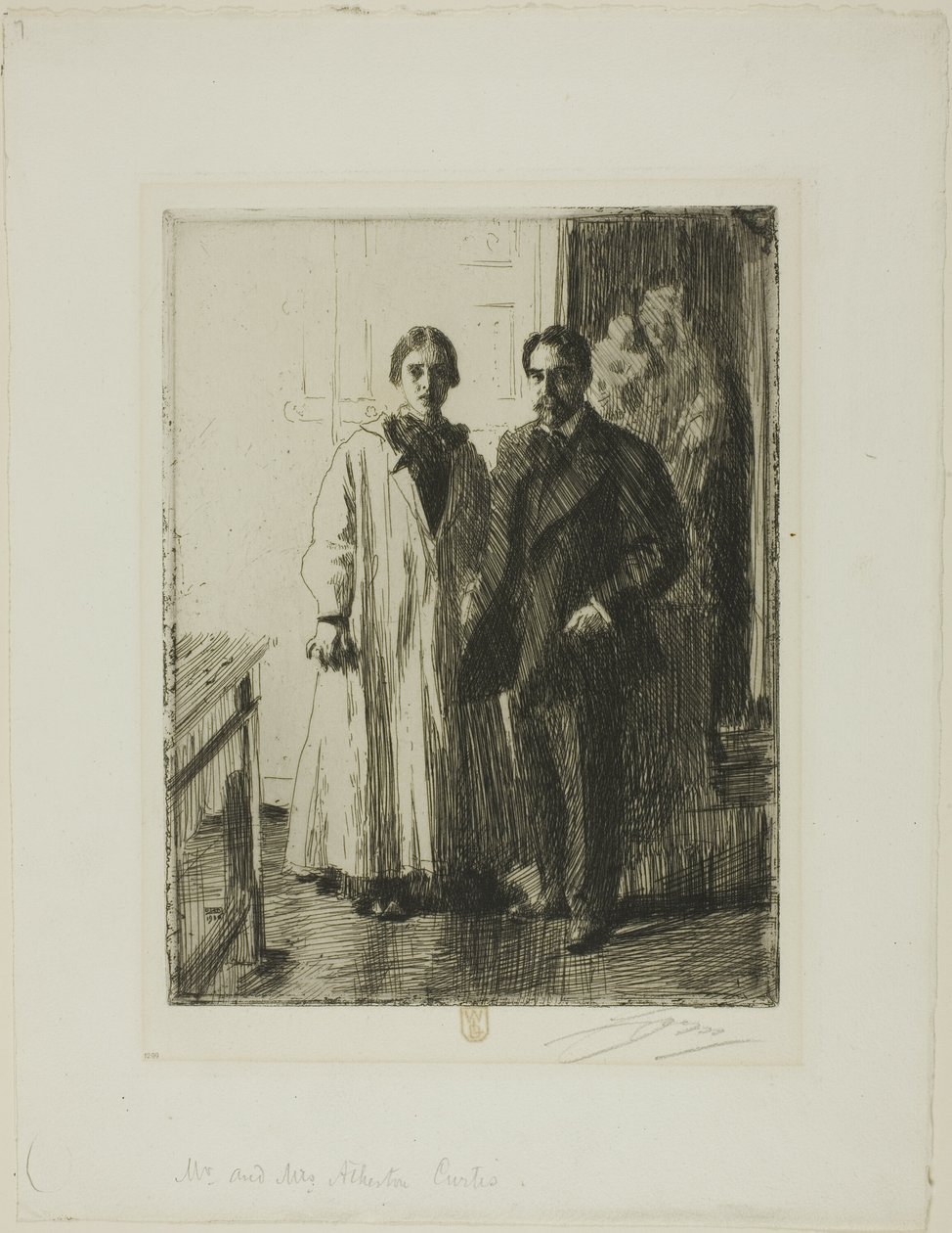Mr. og Mrs. Atherton Curtis av Anders Leonard Zorn
