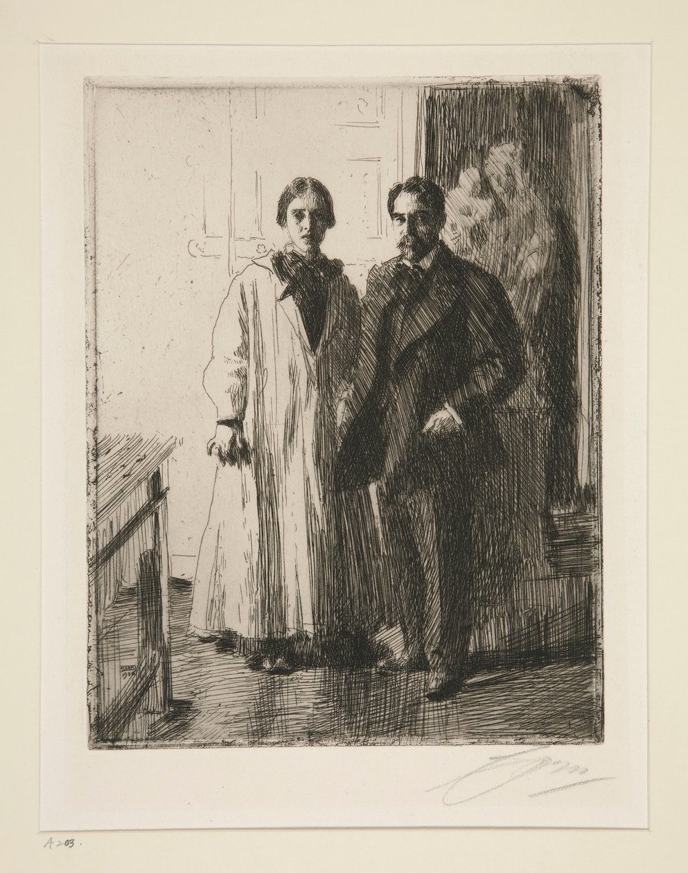 Mr. og Mrs. Atherton Curtis av Anders Leonard Zorn