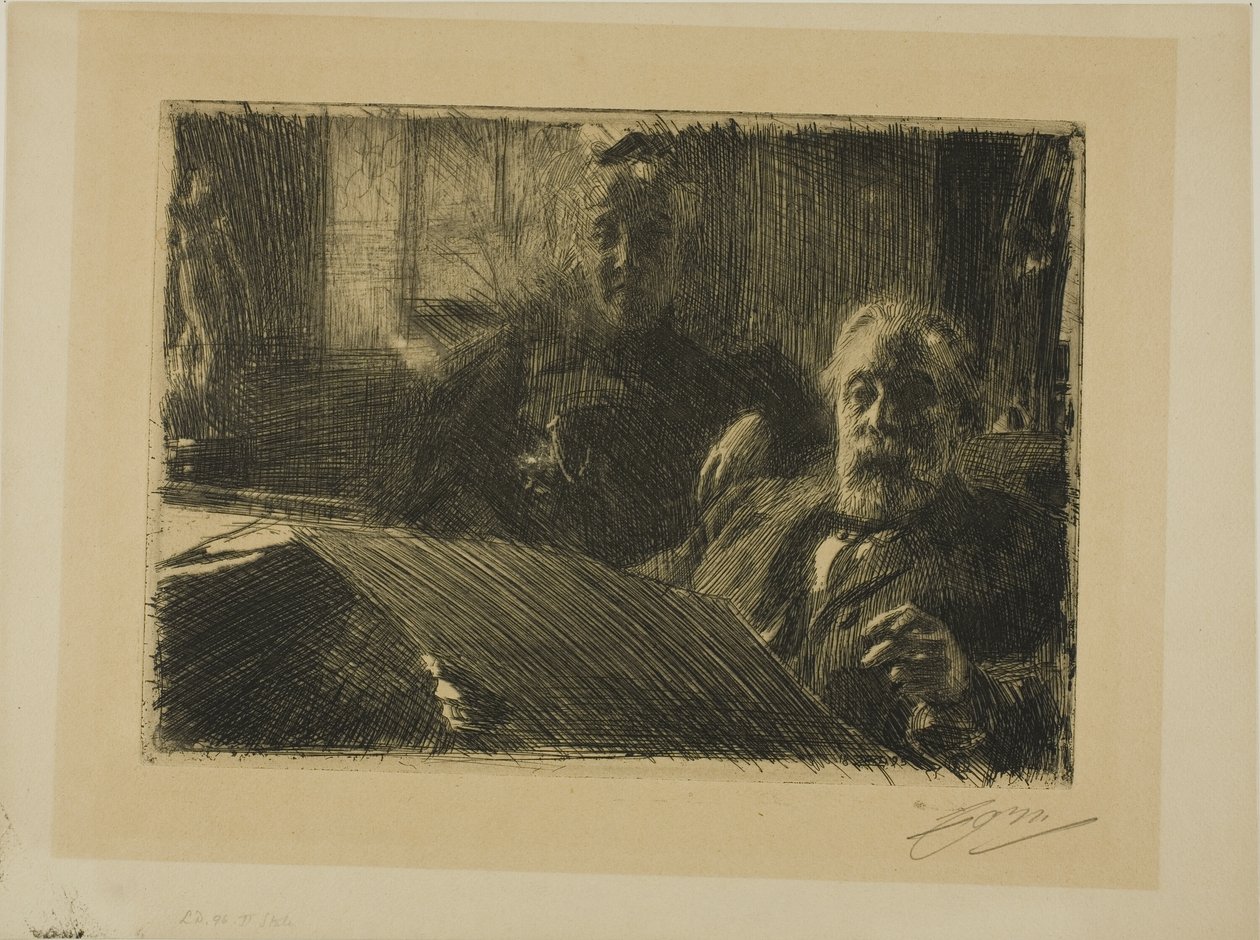 Herr og fru Fürstenberg av Anders Leonard Zorn