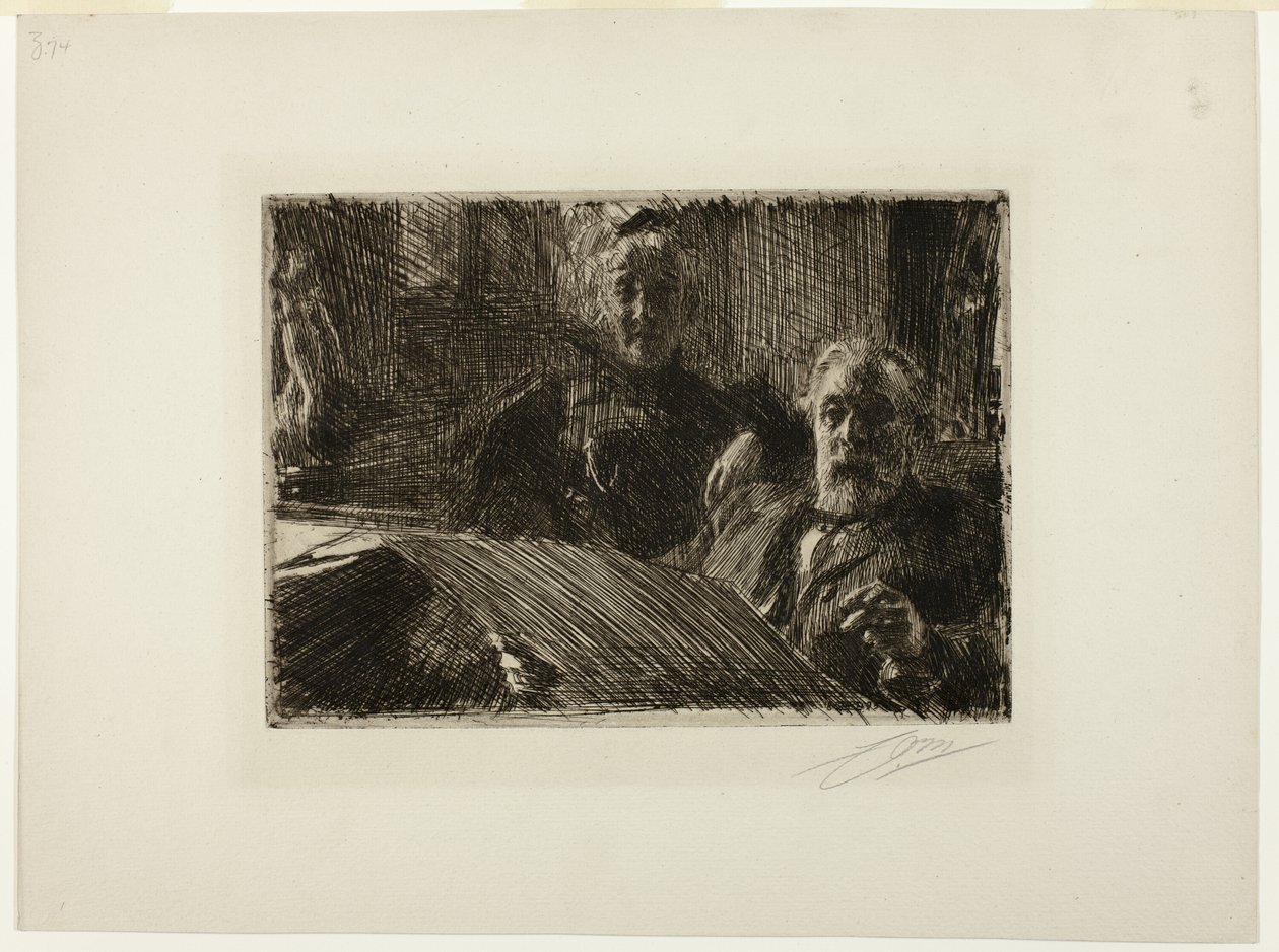 Herr og fru Fürstenberg av Anders Leonard Zorn