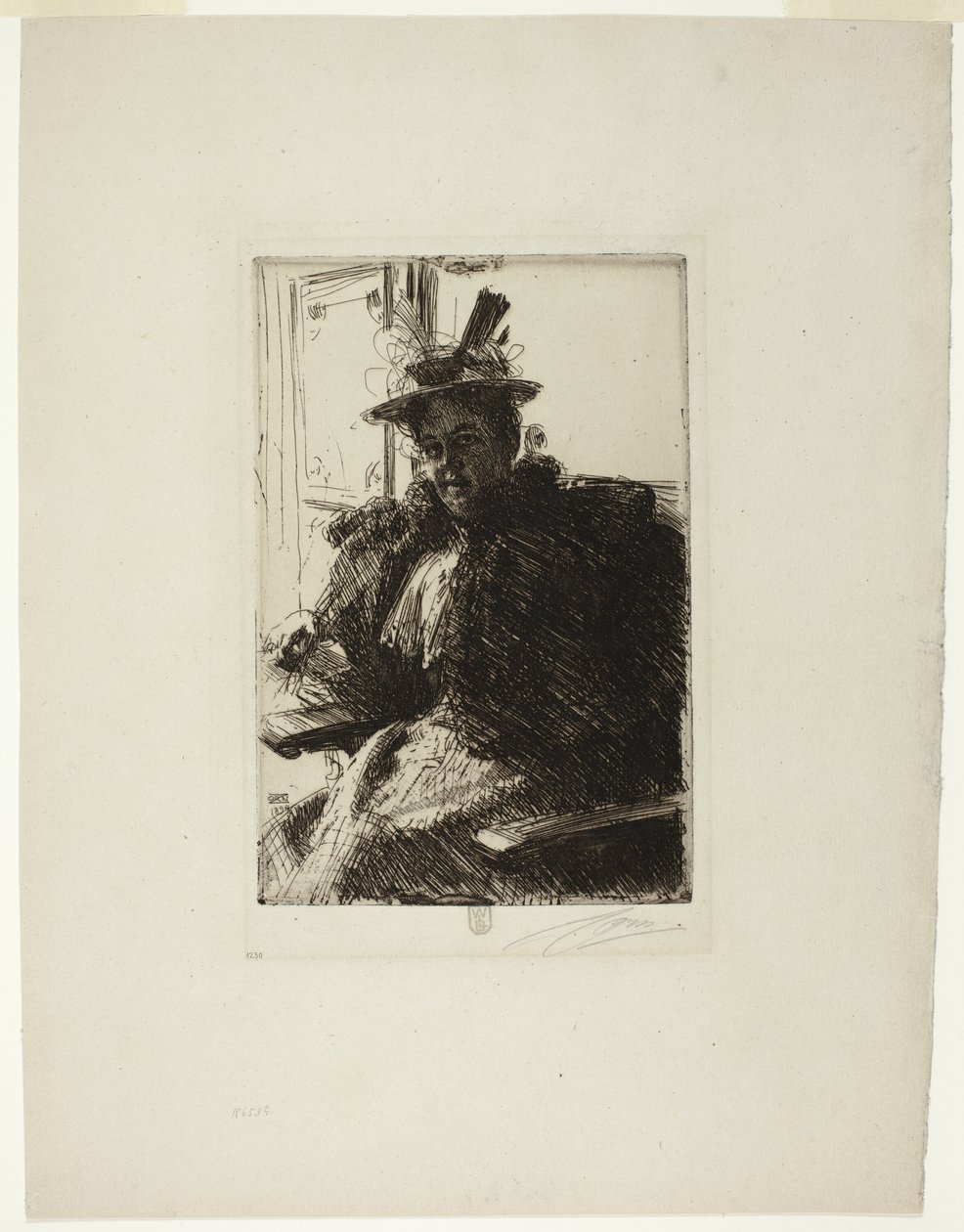 Fru Armor av Anders Leonard Zorn