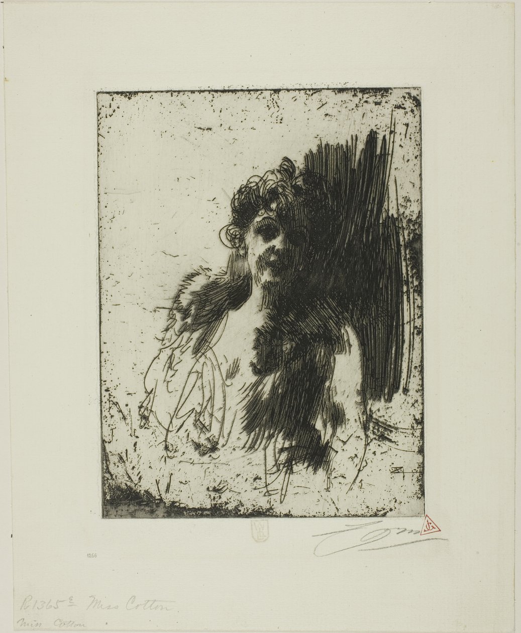 Fru Cotton II av Anders Leonard Zorn
