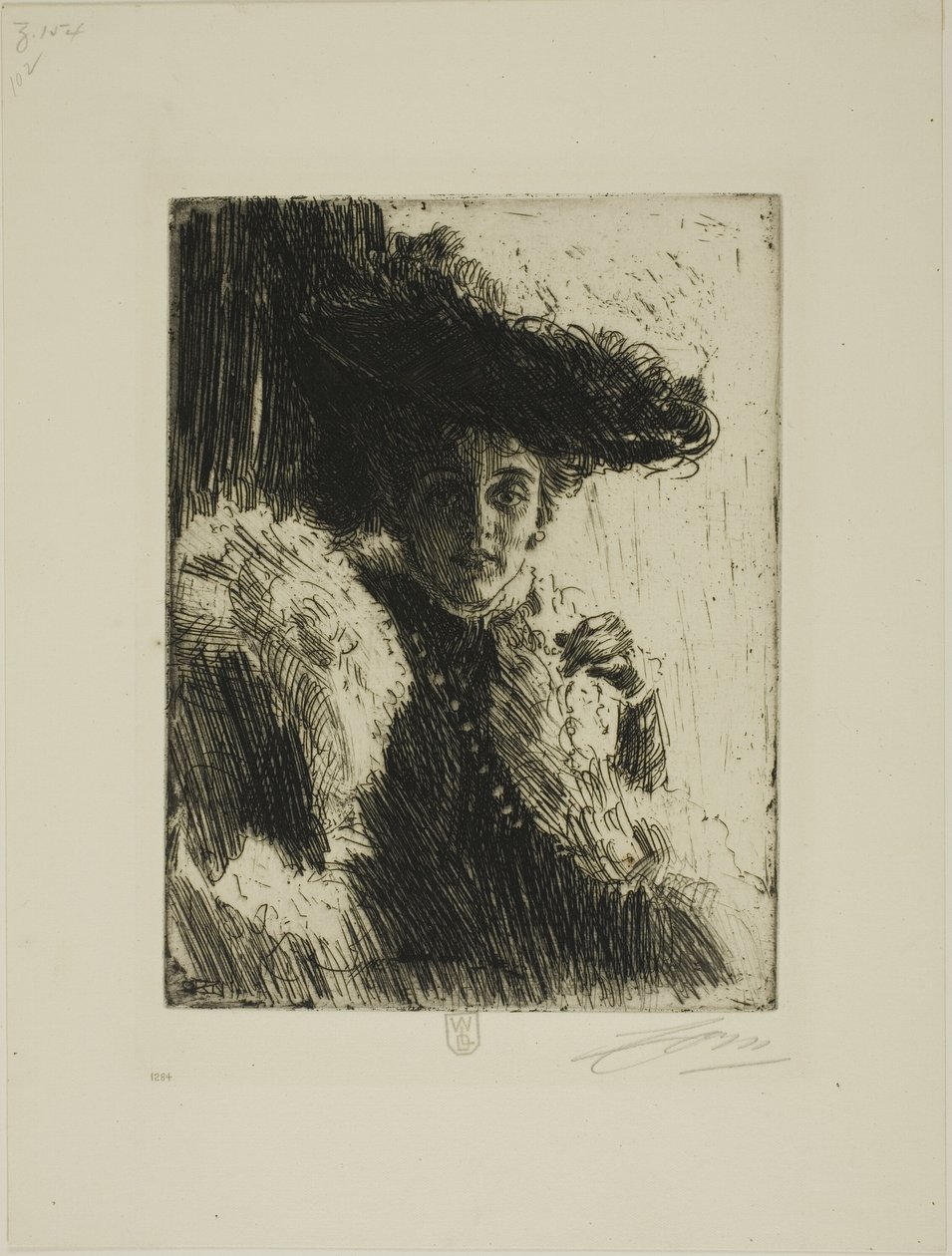 Fru Kip av Anders Leonard Zorn