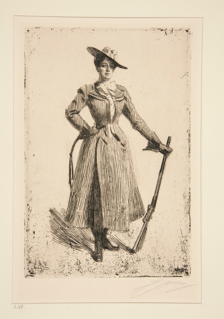 Mrs. Thompson Seton av Anders Leonard Zorn