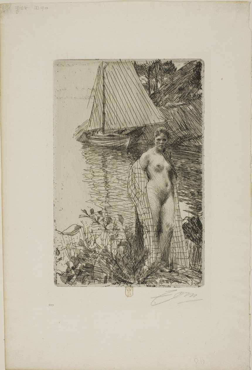 Min modell og min båt av Anders Leonard Zorn