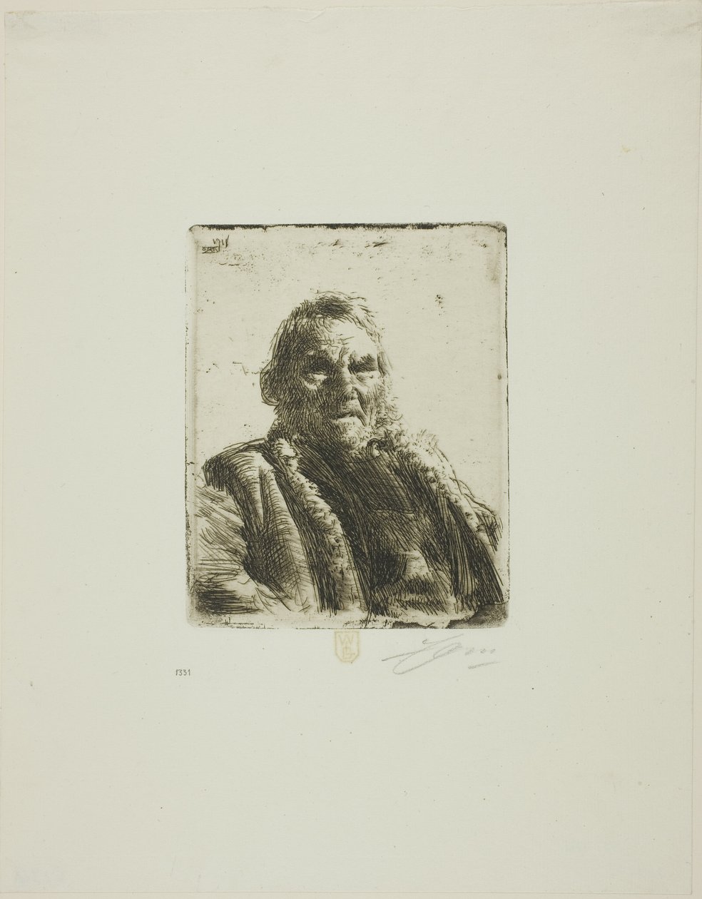 Old Soldier ("Prinsen") av Anders Leonard Zorn