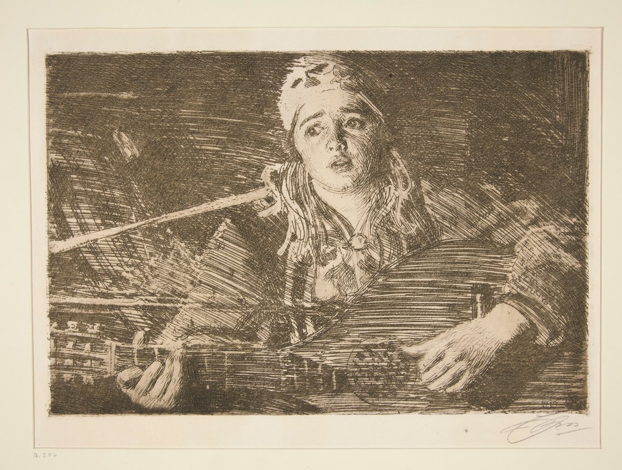 Ols Maria av Anders Leonard Zorn
