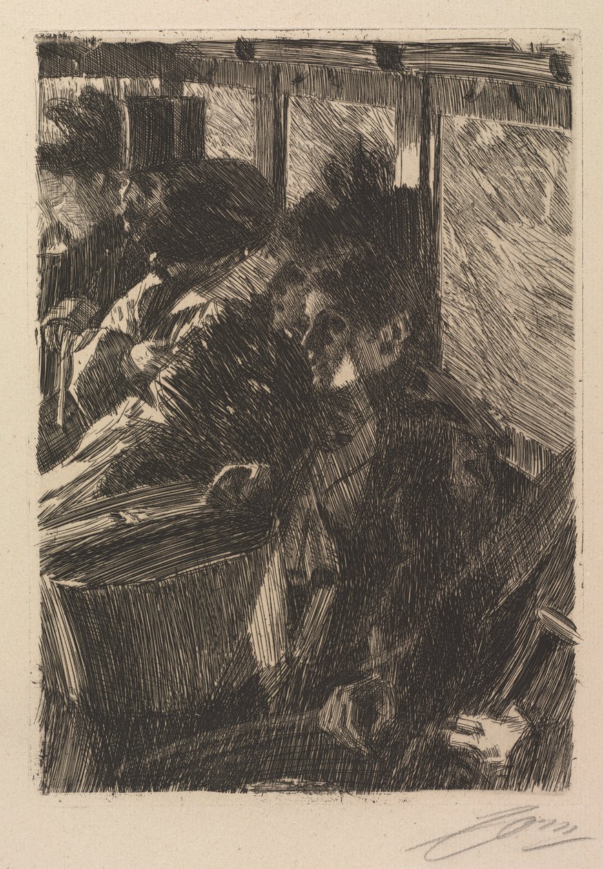Omnibus av Anders Leonard Zorn