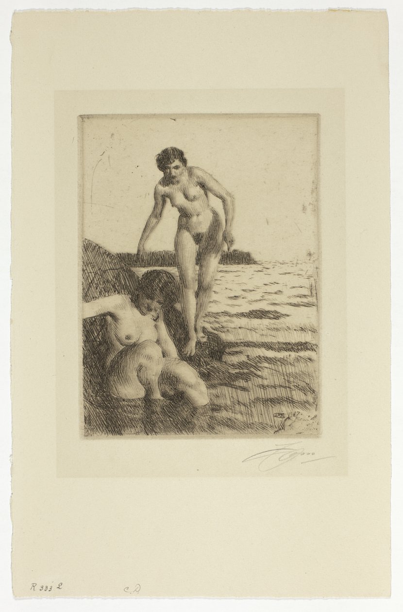 På øya Hemsö av Anders Leonard Zorn