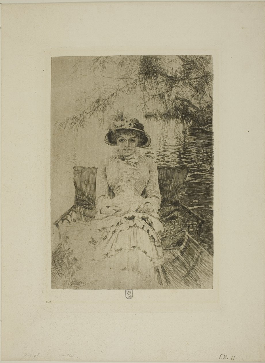 På Themsen av Anders Leonard Zorn