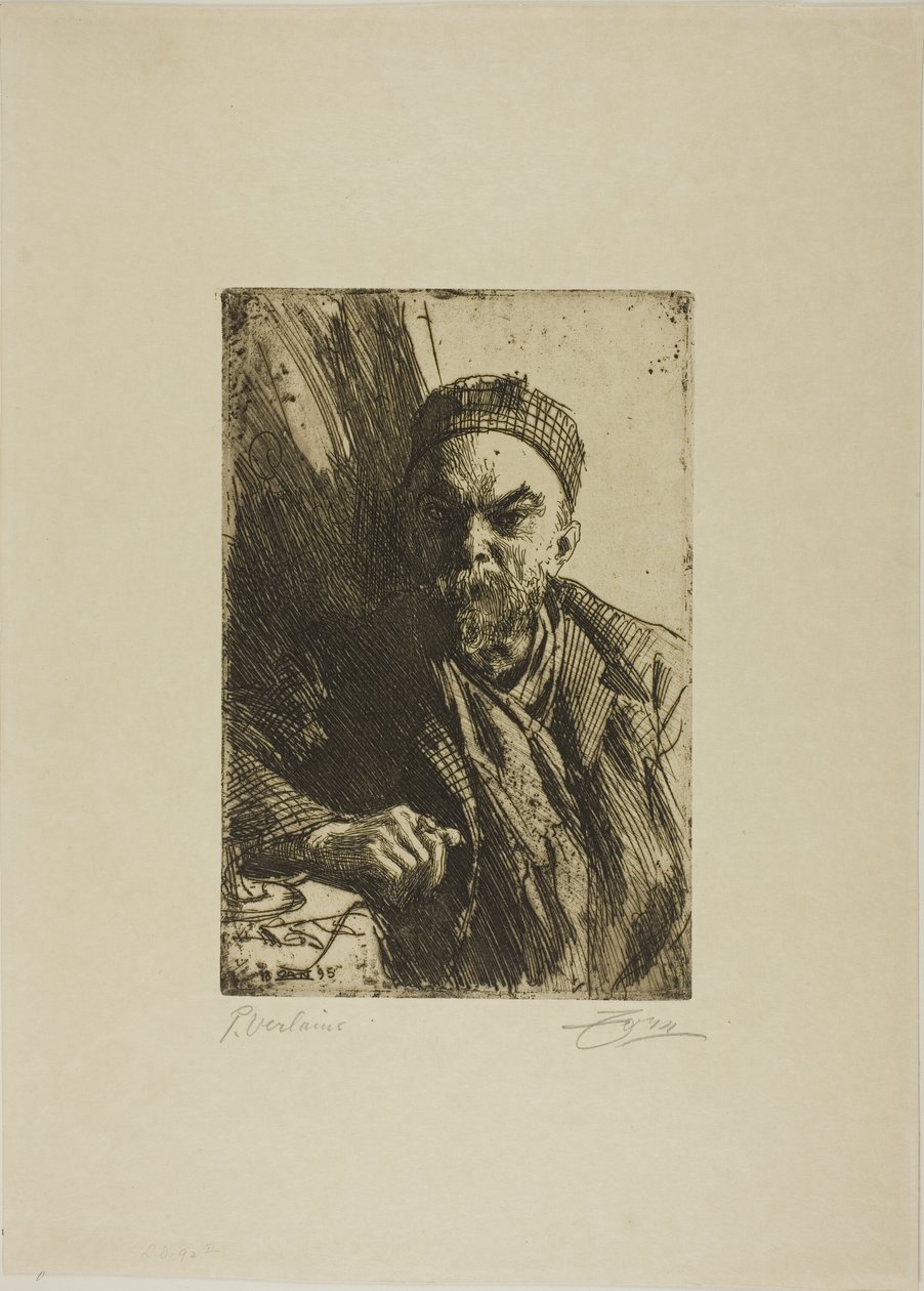 Paul Verlaine II av Anders Leonard Zorn