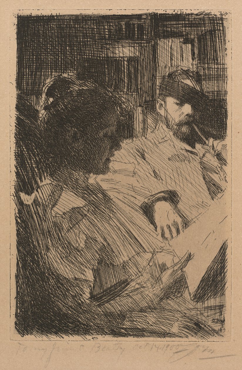 Lesing (La Lecture) av Anders Leonard Zorn