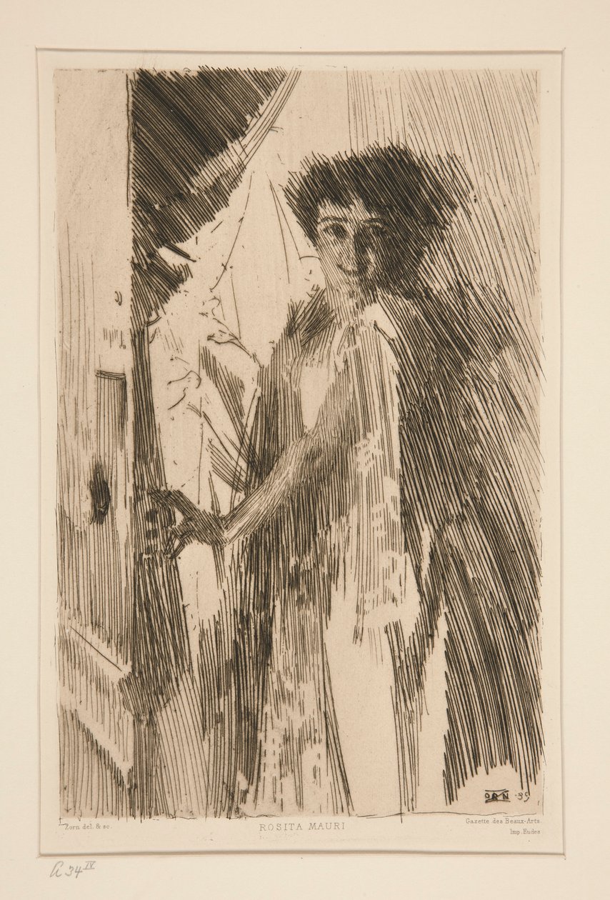 Rosita Mauri av Anders Leonard Zorn