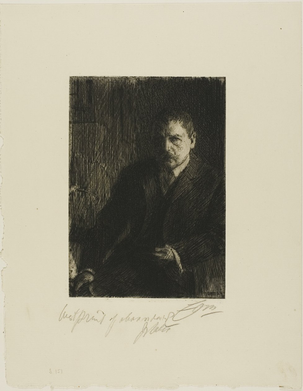 Selvportrett 1904 I av Anders Leonard Zorn