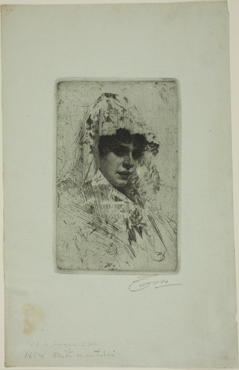 Spansk kvinne av Anders Leonard Zorn
