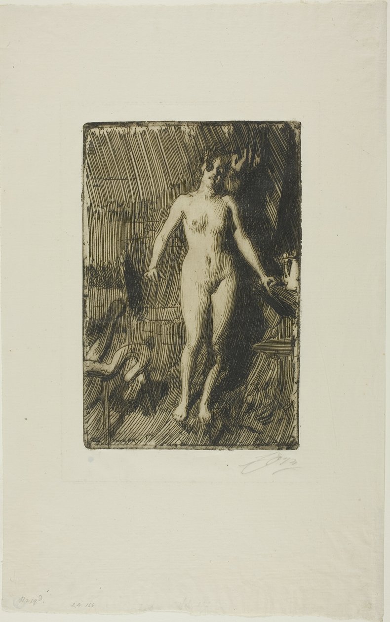 Stående modell av Anders Leonard Zorn