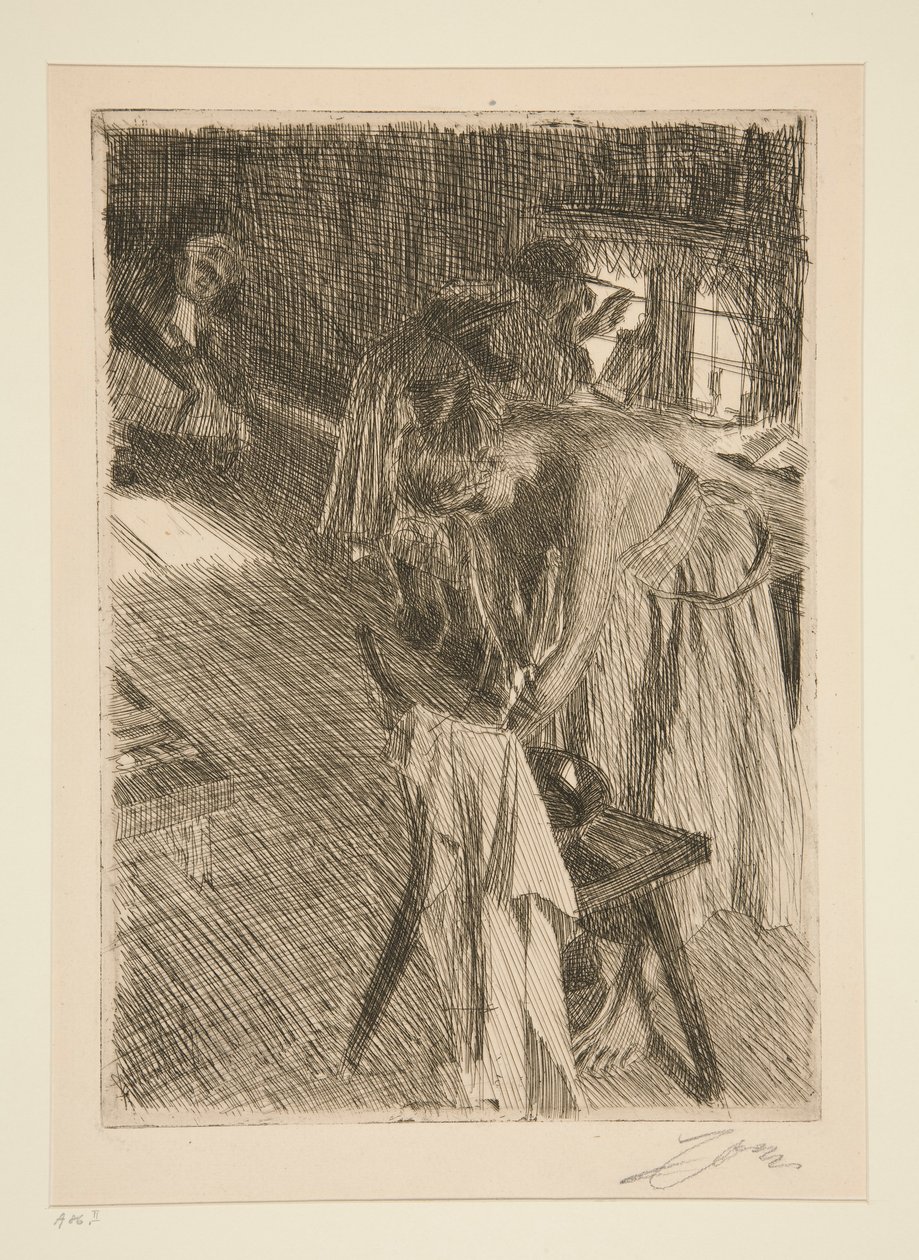Søndag morgen av Anders Leonard Zorn