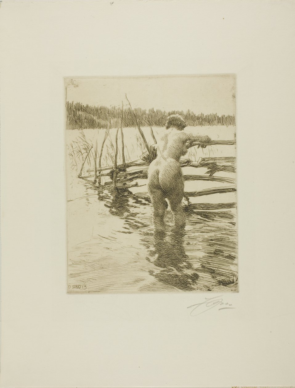 Gjerdet av Anders Leonard Zorn