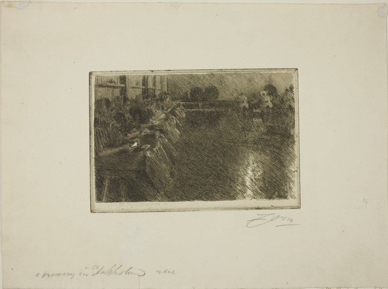 Det store bryggeriet av Anders Leonard Zorn