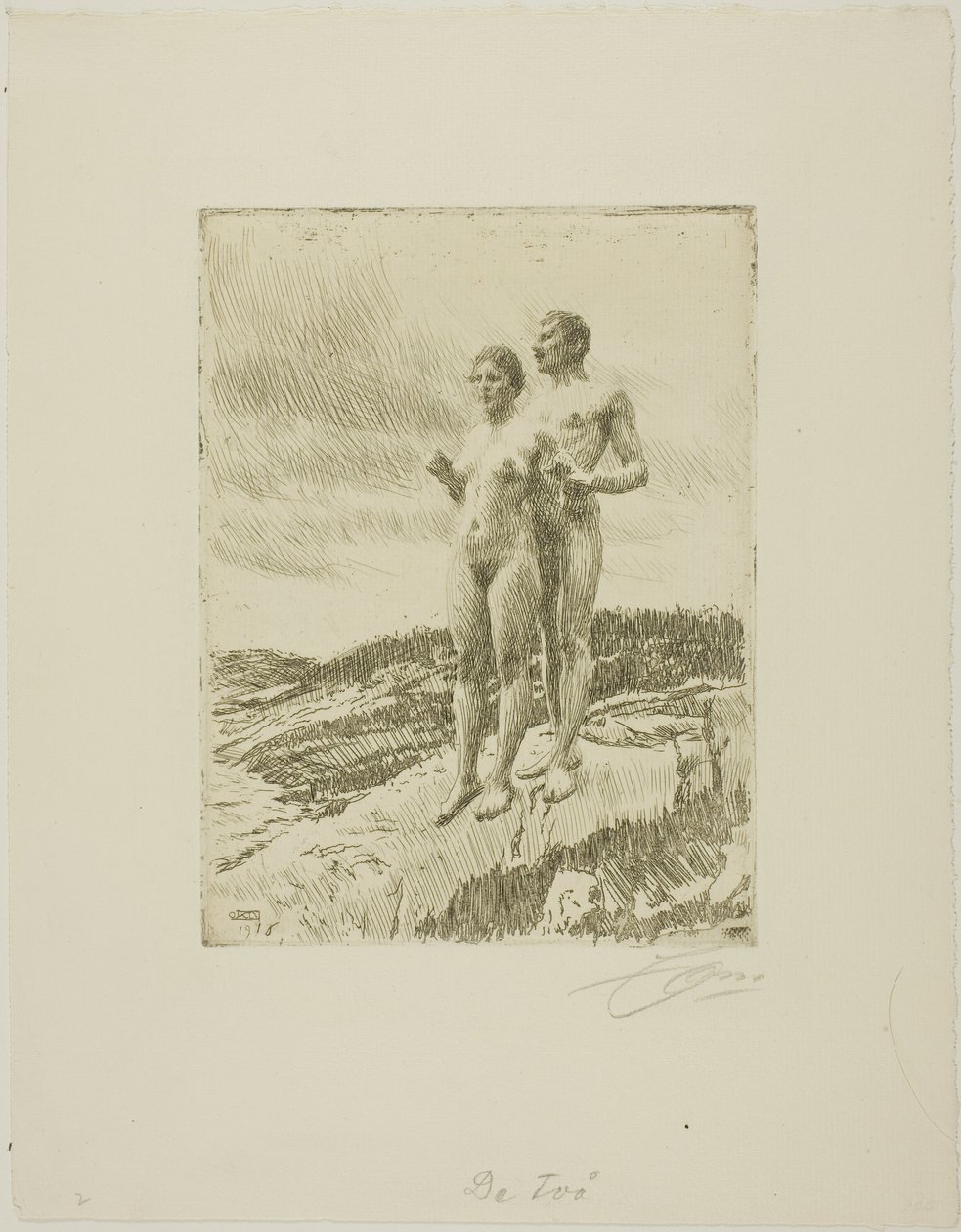De to av Anders Leonard Zorn