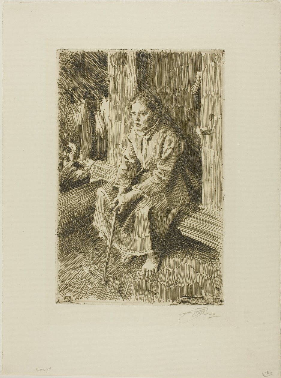 På vollen av Anders Leonard Zorn