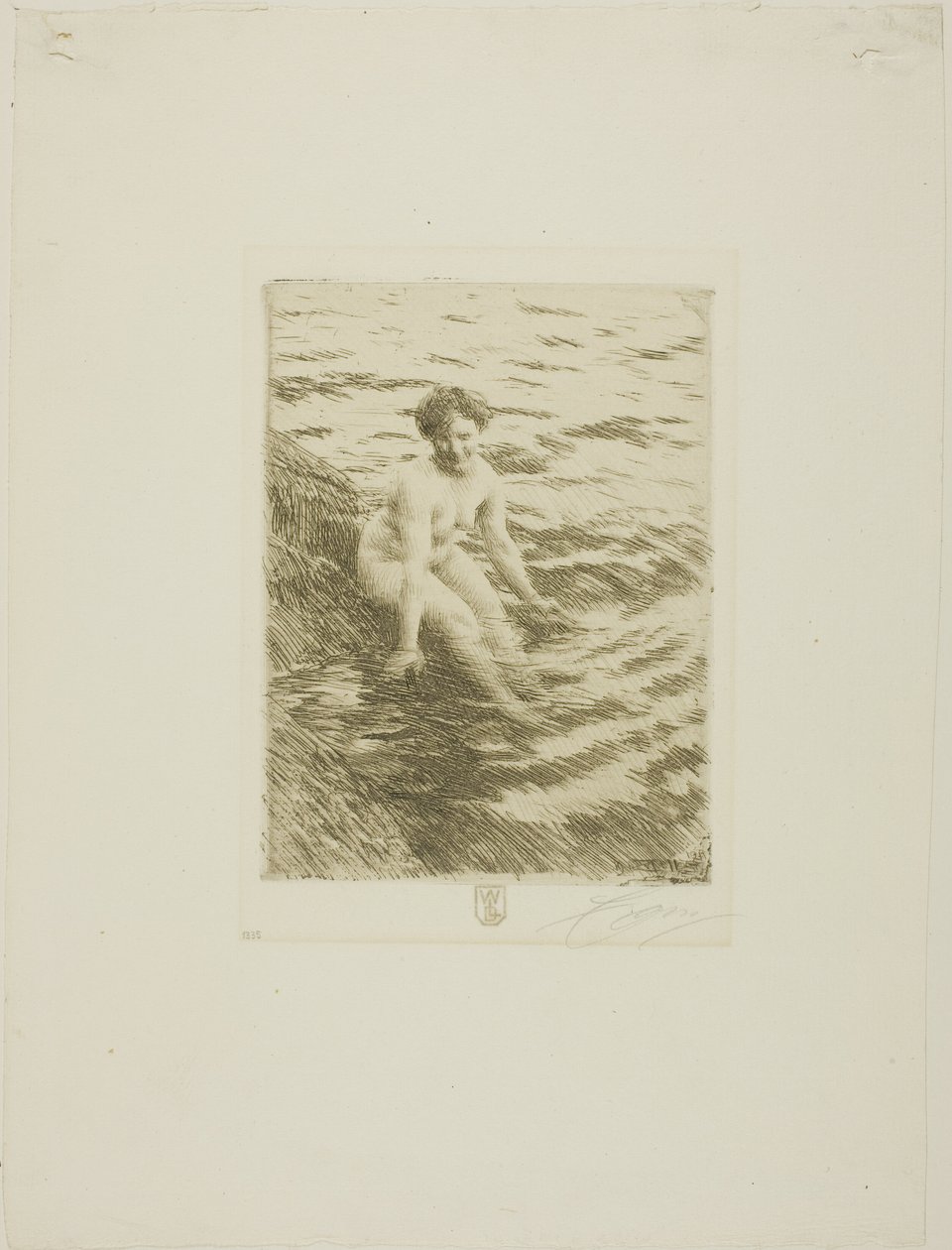 Våt av Anders Leonard Zorn