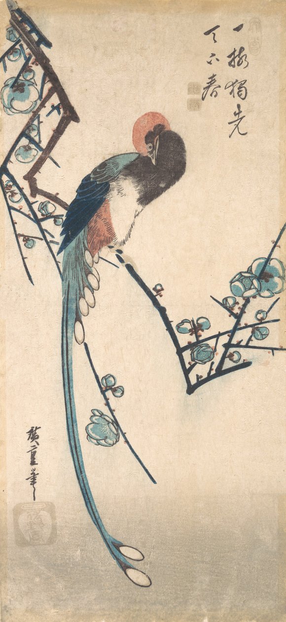 Langhalefugl. av Ando Hiroshige