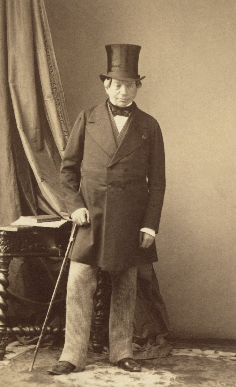 Baron James Rothschild (1792-1868) av Andre Adolphe Eugene Disderi