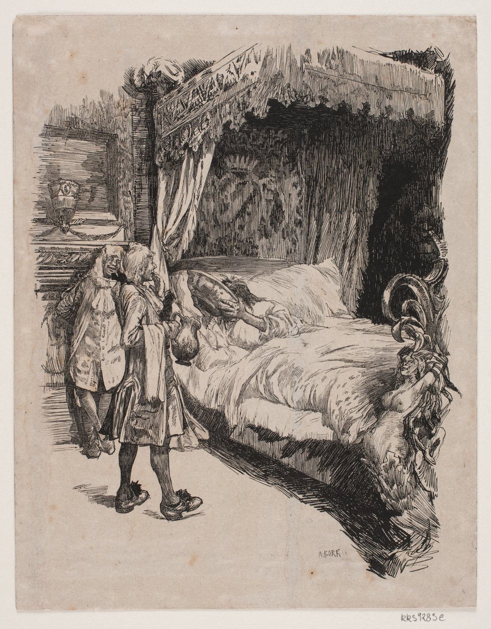 Illustrasjon for "Jeppe på fjellet" av André Bork