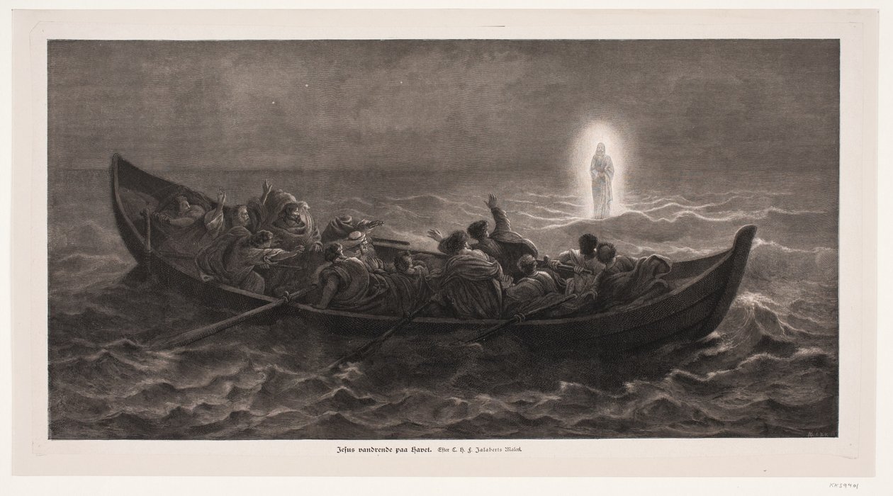 Jesus går på havet av André Bork