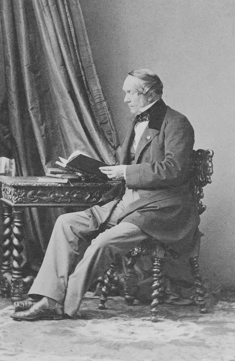 Portrett av baron Jean-Baptiste-Louis Gros av Andre Adolphe Eugene Disderi