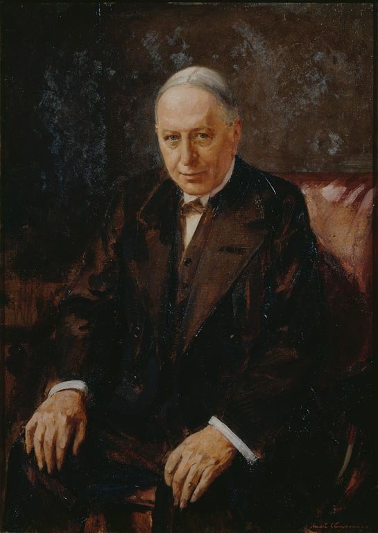 Portrett av Robert Chalmers, 1. baron Chalmers 1858-1938 av Andre Cluysenaar
