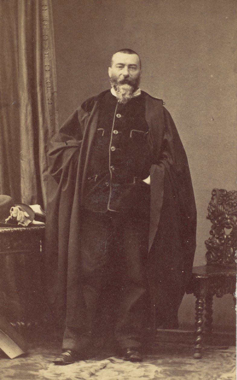 Alphonse Karr, 1850-årene. av Andre Adolphe Eugene Disderi