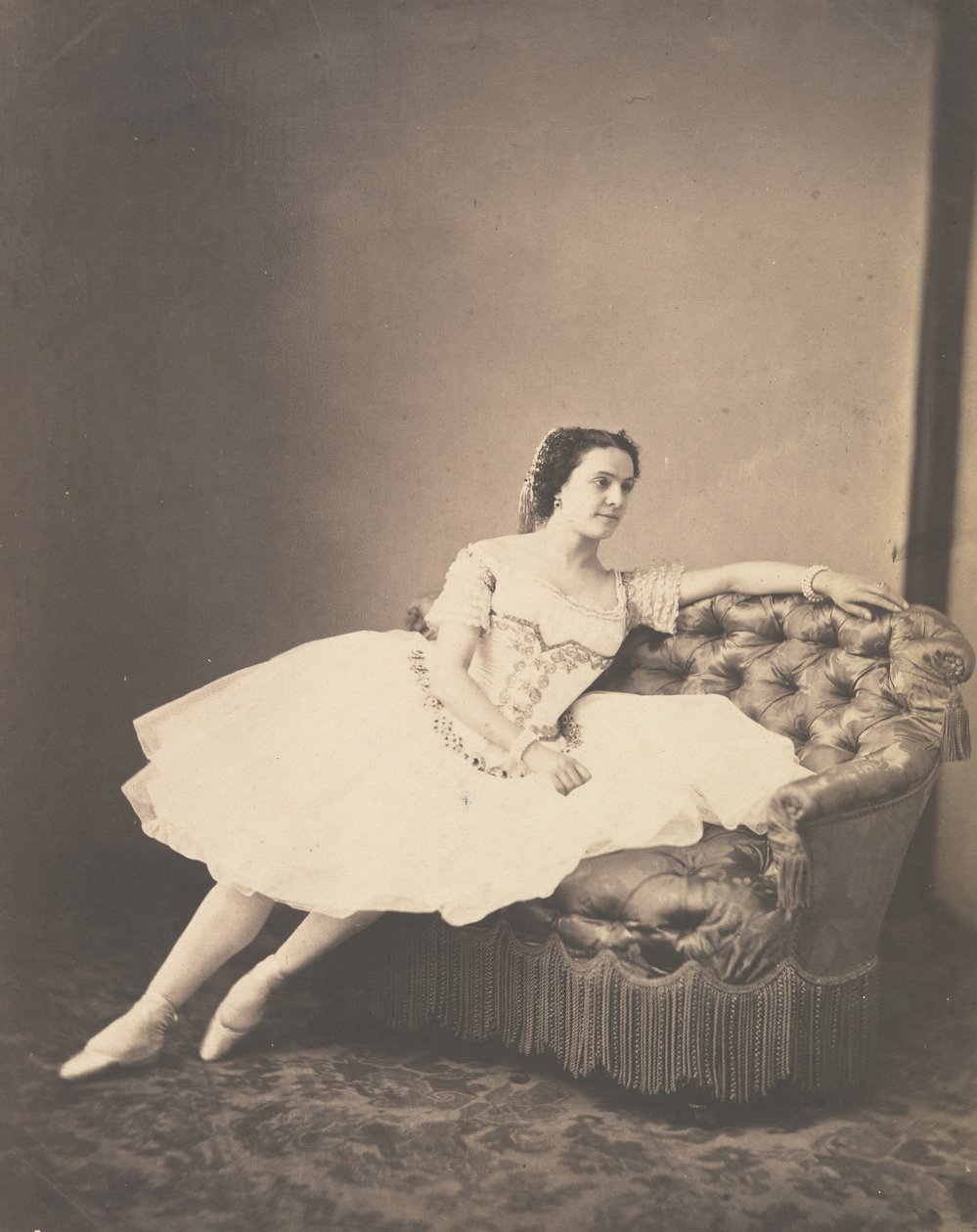 Caroline Rosati, ca. 1860. av Andre Adolphe Eugene Disderi