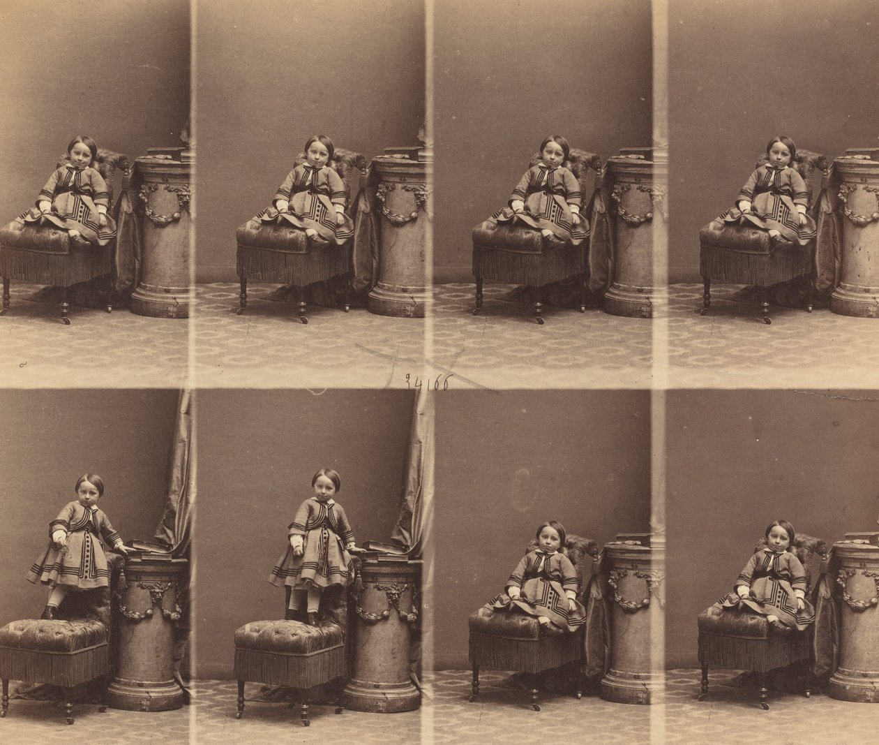 Frøken Trachier av Andre Adolphe Eugene Disderi