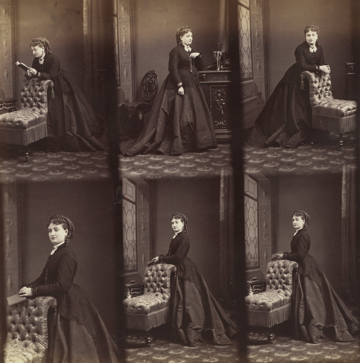 Valois, 1866. av Andre Adolphe Eugene Disderi
